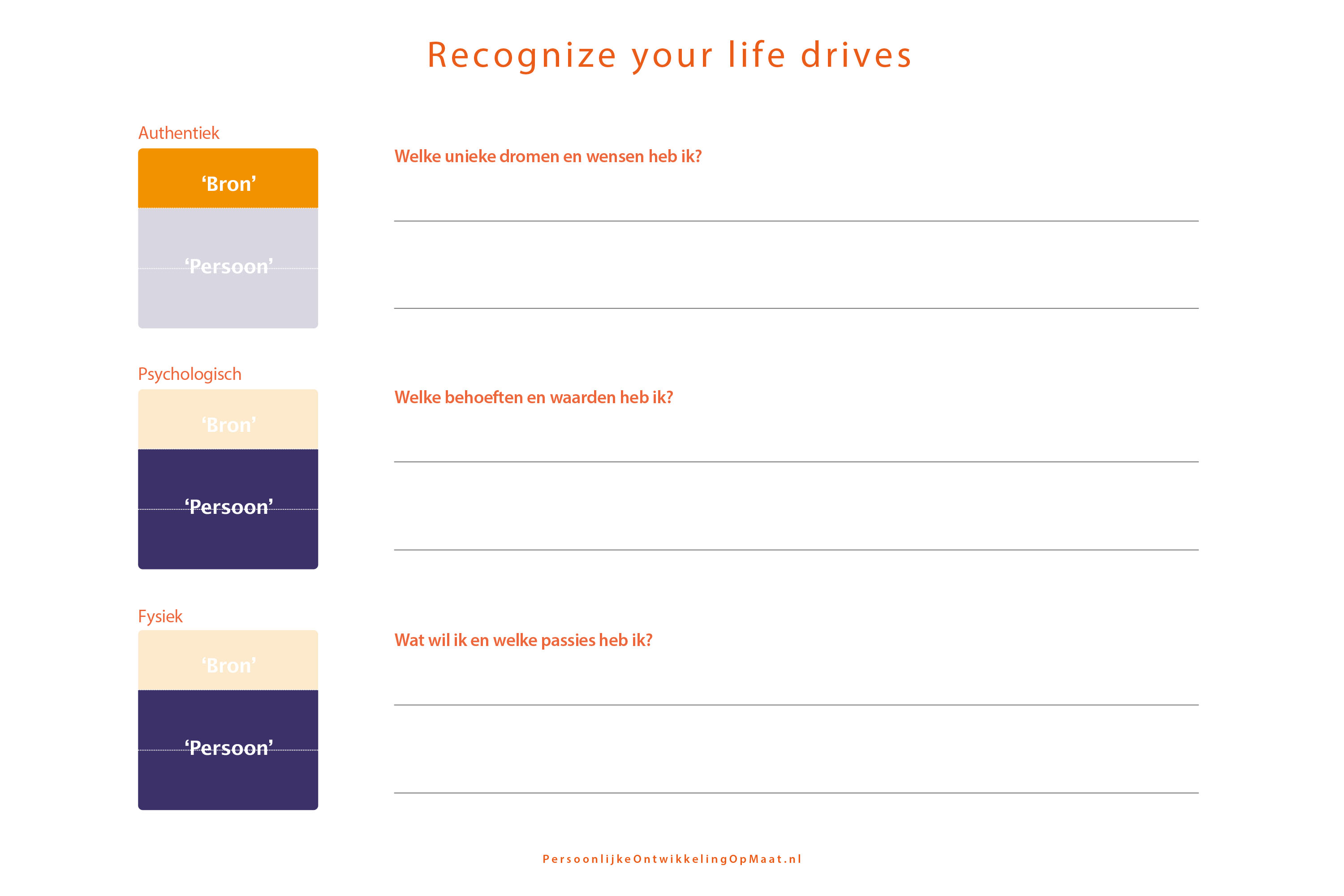 Recognize your drives template